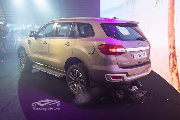 Ford Everest Titanium 2.0L AT 4×2 2025 giá lăn bánh, thông số, trả góp